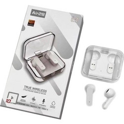 Air-28 In-ear Bluetooth Handsfree Ακουστικά με Θήκη Φόρτισης - Λευκό