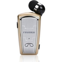 Fineblue FQ208 Ακουστικό Bluetooth In Ear Πέτου Gold