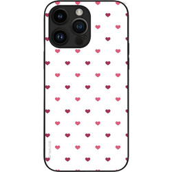 Sonique Heart Series Back Cover iPhone 14 Pro Max White 01