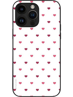 Sonique Heart Series Back Cover iPhone 14 Pro Max White 01
