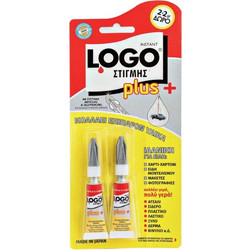 Logo Κόλλα Στιγμής 2gr + 1gr Δώρο Τεμάχιο