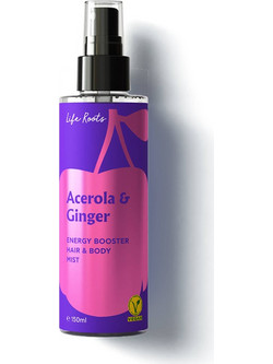 Life Roots Energy Booster Acerola & Ginger Mist Hair & Body 150ml