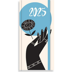 Ημερολόγιο Ημερήσιο 2025 Hands με Λάστιχο 8x16cm σε 4 Σχέδια 586117 Tesoro