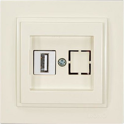 277269 ΠΡΙΖΑ USB 220V / 5V 2.4A ΜΠΕΖ