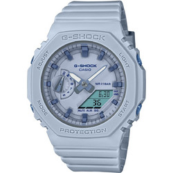 Casio G-Shock Ανδρικό Ρολόι Χρονογράφος με Γαλάζιο Καουτσούκ Λουράκι GMA-S2100BA-2A2ER