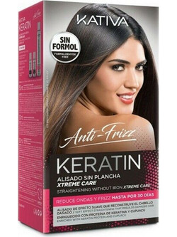 Kativa Alisado Anti Frizz Xtreme Care Kit Σετ Ισιωτικής Θεραπείας Μαλλιών Κερατίνης για Φριζάρισμα