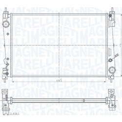 Magneti Marelli Ψυγείο, Ψύξη Κινητήρα - 350213184300