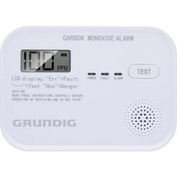 Grundig αυτόνομος ανιχνευτής μονοξειδίου του άνθρακα, σε λευκό χρώμα, 3.6x7.7x10.7 cm - Grundig