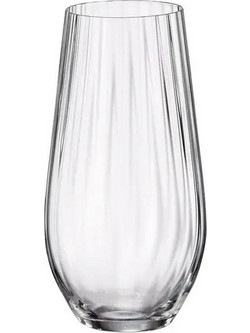 Crystal Bohemia Σετ Ποτήρια Νερού Κρυστάλλινα Columba Optic 580ml 6τμχ CTB2SG64580