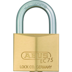 ABUS ΛΟΥΚΕΤΑ ΟΡΕΙΧΑΛΚΙΝΑ 40mm ΜΕ ΚΛΕΙΔΙ ΑΣΦΑΛΕΙΑΣ - EC75/40