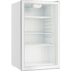 Crown SC140 Ψυγείο Βιτρίνα Μονόπορτο 139lt, E (Υ85xΠ55xΒ58cm) Λευκό