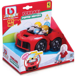 Bburago Junior Ferrari Poppin Drivers Red