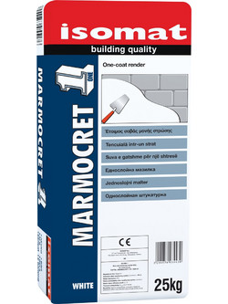 MARMOCRET 1 ΣΟΒΑΣ ΜΙΑΣ ΣΤΡΩΣΗΣ ΛΕΥΚΟ ISOMAT 25KG (6)
