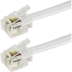 GoGEN TEL200MM01 Καλώδιο τηλεφώνου λευκό (RJ11) 2m
