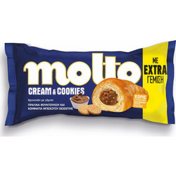 Μolto Κρουασάν Hazelnut Cream & Cookies 98gr