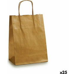 Χαρτοσακούλα Χρυσό 18 x 8 x 32 cm (25 Μονάδες)