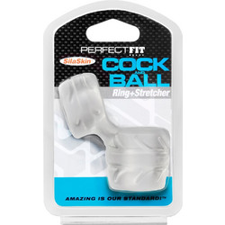 Perfect Fit Silaskin Cock Ball Ελαστικό Δαχτυλίδι Πέους & Όρχεων Διαφανές
