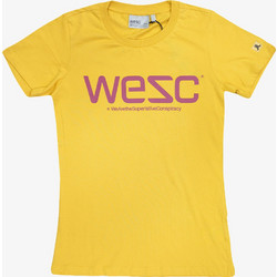 WESC Women Logo T-Shirt - GOLDENROD - 114WE-00112-GOLD