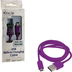 MICRO USB DVCS PURPLE ΦΟΡ/ΗΣ-DATA VCD-01