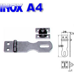 INOX A4 Καταβάτης πλακέ M8052