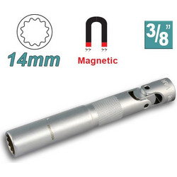 WHIRLPOWER 12733-2-145 Μπουζόκλειδο μαγνητικό σπαστό 14mm x 3/8" -145mm