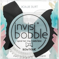 InvisiBobble Bowtique True Black hair ring