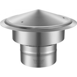 Καπάκι καμινάδας VEVOR, 152,4 mm, 304 Καπάκι βροχής στρογγυλής οροφής από ανοξείδωτο χάλυβα, αυξημένα καπάκια 300 mm, βίδες παντός καιρού & ενισχυμένες βίδες & εύκολη εγκατάσταση, για τέλεια μόνωση κά