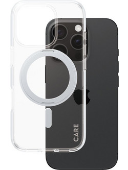 Care By PanzerGlass(R) Feature Case Silver Kickstand & Magsafe For Apple Iphone 16 Pro - (PG-1326)