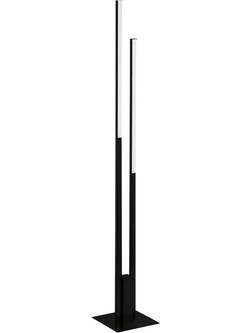 EGLO - Fraioli-Z Smart Floor Lamp - Black - RGB & Tunable White - Zigbee & Bluetooth