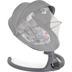 Cangaroo i-Swing Relax Μωρού Κούνια με Μουσική έως 9kg Ανθρακί 3800146248117