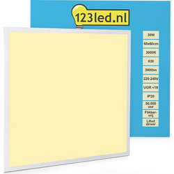 Πάνελ 123led 60x60 cm ζεστό λευκό | 3000 χιλιάδες | 3900 lumens (30W)