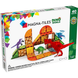 Magna-Tiles Dino World Μαγνητικά Πλακίδια Σετ 40τμχ