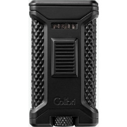 Αναπτήρας με Πουροκόφτη Colibri Lighter and Cigar Cutter Black