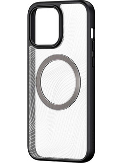 Σκληρή Θήκη DUX DUCIS Aimo Mag με MagSafe για iPhone 16 Pro Max - Διάφανο / Μαύρο