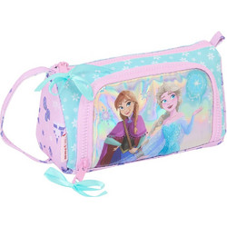 Safta Frozen Cool Days Κασετίνα με 2 Θήκες Ροζ Τιρκουάζ 412473917