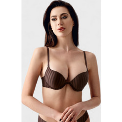 Double Push Up B CUP New Bra Σουτιέν με Διπλή Ενίσχυση Καφέ NB7036-5