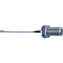 E-zy EZ-UFL2NB20 Pigtail UFL/IPEX to N-Type Bulkhead 20cm