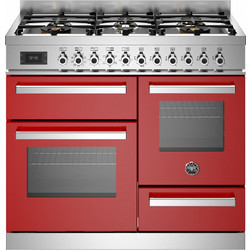 Bertazzoni PRO106L3EROT Κουζίνα Ηλεκτρική με Εστίες Αερίου 99.5cm