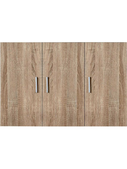 HomeMarkt Τρίφυλλo Πατάρι Ντουλάπας Sonoma 90x42x60cm HM351.02