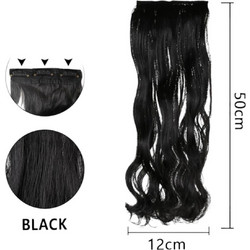Συνθετική τρέσα μαλλιών HT1B Black