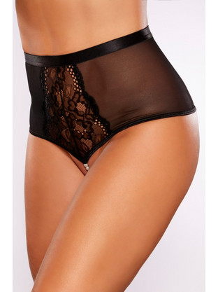 Dare Me - Pearl Thong - One Size - Black