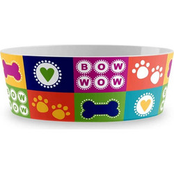 TarHong Color Block Pet Bowl Μπολ Φαγητού - Νερού για Σκύλους Large