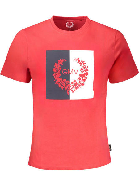 T-Shirt Gian Marco Venturi AU01413A Κόκκινο