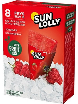 Sun Lolly Strawberry σε Φακελάκια 8x60ml