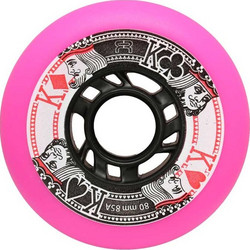 FR STREET KINGS WHEELS PINK/BLACK 80mm/85A