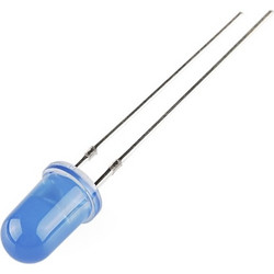 5mm LED Diffused Μπλε