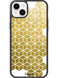 Gold Cubes Θήκη Κινητού Σχέδιο 50038 - iPhone, iPhone 14 Plus, Premium Classic Case