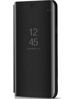 Θήκη Book Style Clear View για Huawei P Smart 2021 - Μαύρο