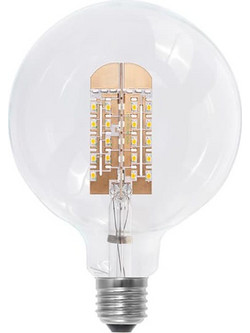 50285 Led Clear Globe E27 6W Warmwhite 2200K Dimmable (Mega Edison )