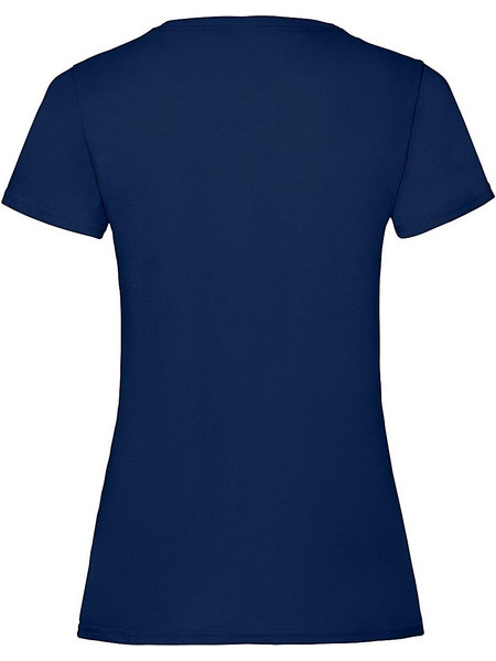 T-shirt Βαμβακερό Γυναικείο FOL 61-372 Μπλε σκούρο
